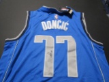 Luka Doncic of the Dallas Mavericks signed autographed basketball jersey PAAS COA 561