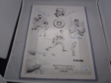 Brooks Robinson Ernie Harwell Monte Irvin signed autographed 11x14 litho JSA COA 551