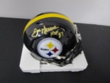 Joe Greene of the Pittsburgh Steelers signed autographed mini football helmet PAAS COA 066