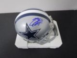 Emmitt Smith of the Dallas Cowboys signed autographed mini football helmet PAAS COA 078