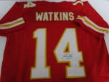 Sammy Watkins of the Kansas City Chiefs signed autographed football jersey PAAS COA 448