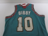 Mike Bibby of the Vancouver Grizzlies signed autographed basketball jersey PAAS COA 286