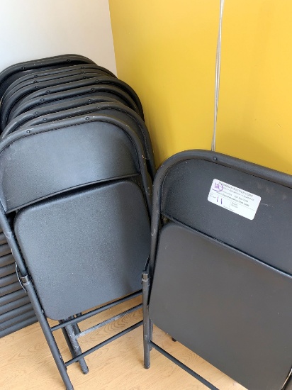 Matching Metal Folding Chairs