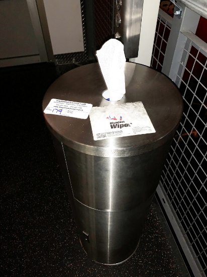 S/S Wipes Dispencer w/trash receptcale