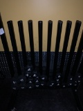 Portable Rolling Dumbbell Rack & Weights