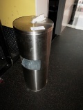 S/S Wipes Dispencer w/trash receptcale
