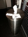 S/S Wipes Dispencer w/trash receptcale