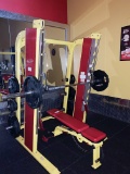 Star Trac Weighted Rack, Smith Machine