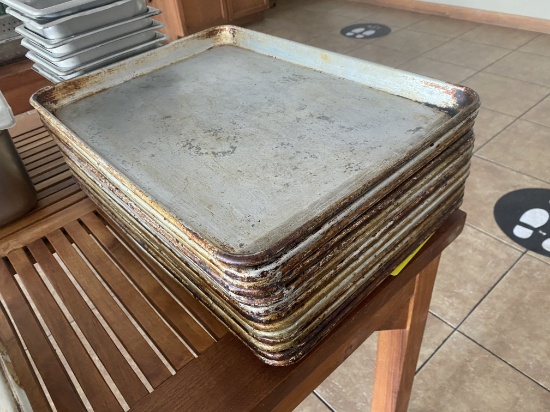 Lot of (13) full size Sheet Pans