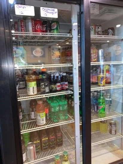 Contents of Coolers and Other Beverages Thru Out