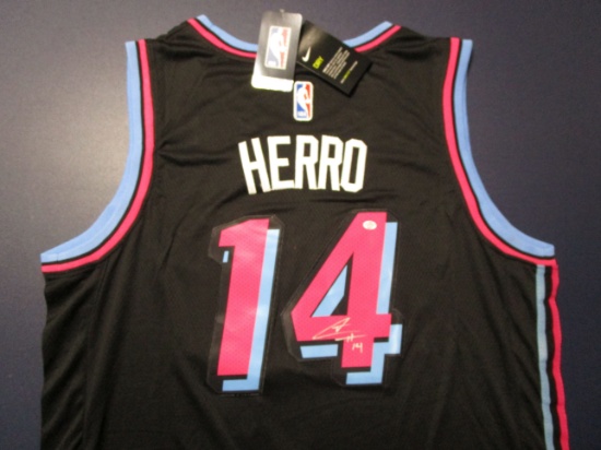 Tyler Herro of the Miami Heat signed autographed basketball jersey PAAS COA 271