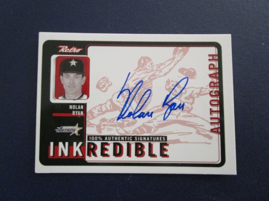 Nolan Ryan of the Houston Astros signed autographed Upper Deck Baseball card