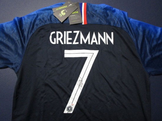 Antoine Griezmann signed autographed soccer jersey PAAS COA 527