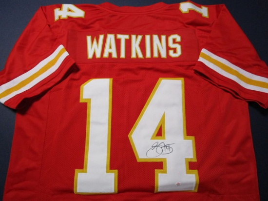 Sammy Watkins of the Kansas City Chiefs signed autographed football jersey PAAS COA 449