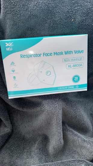 10,000 Respirator Face Mask with Valve