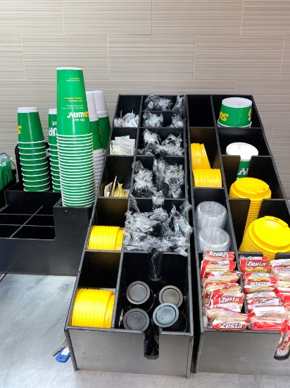 Condiment Racks on Counter