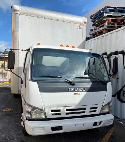 2006 Isuzu NPR, 5.2 L Diesel box Truck, 214,000 Miles, Hyd Tailgate