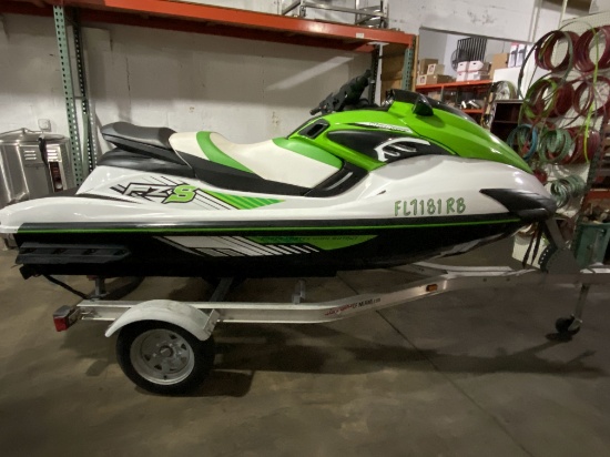 Wave Runner and Trailer, 2016, with 888.8 hours