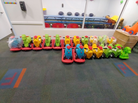 18 Toddler Ride-on Cycles Racers With 13 Rocking Bases