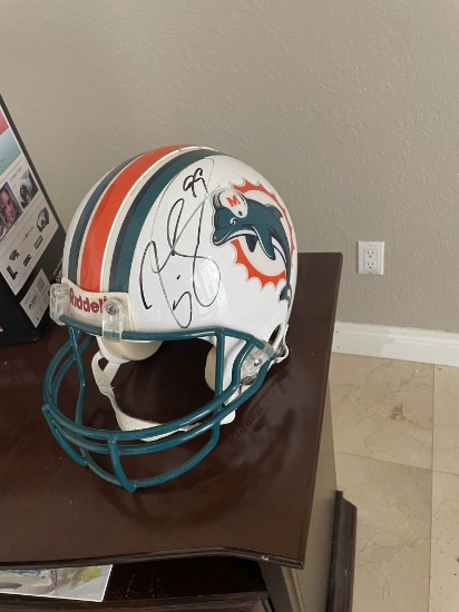 Jason Taylor Signed Helmet