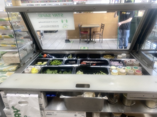 48" Refrigerated Sandwich Prep Cooler