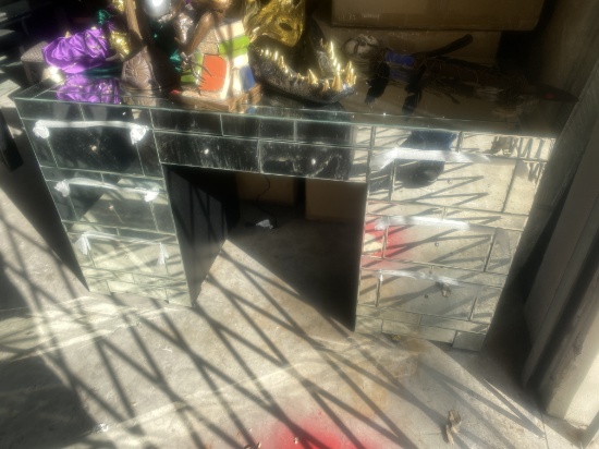 Mirrored Desk/Vanity/Sofa Table (New in Box)