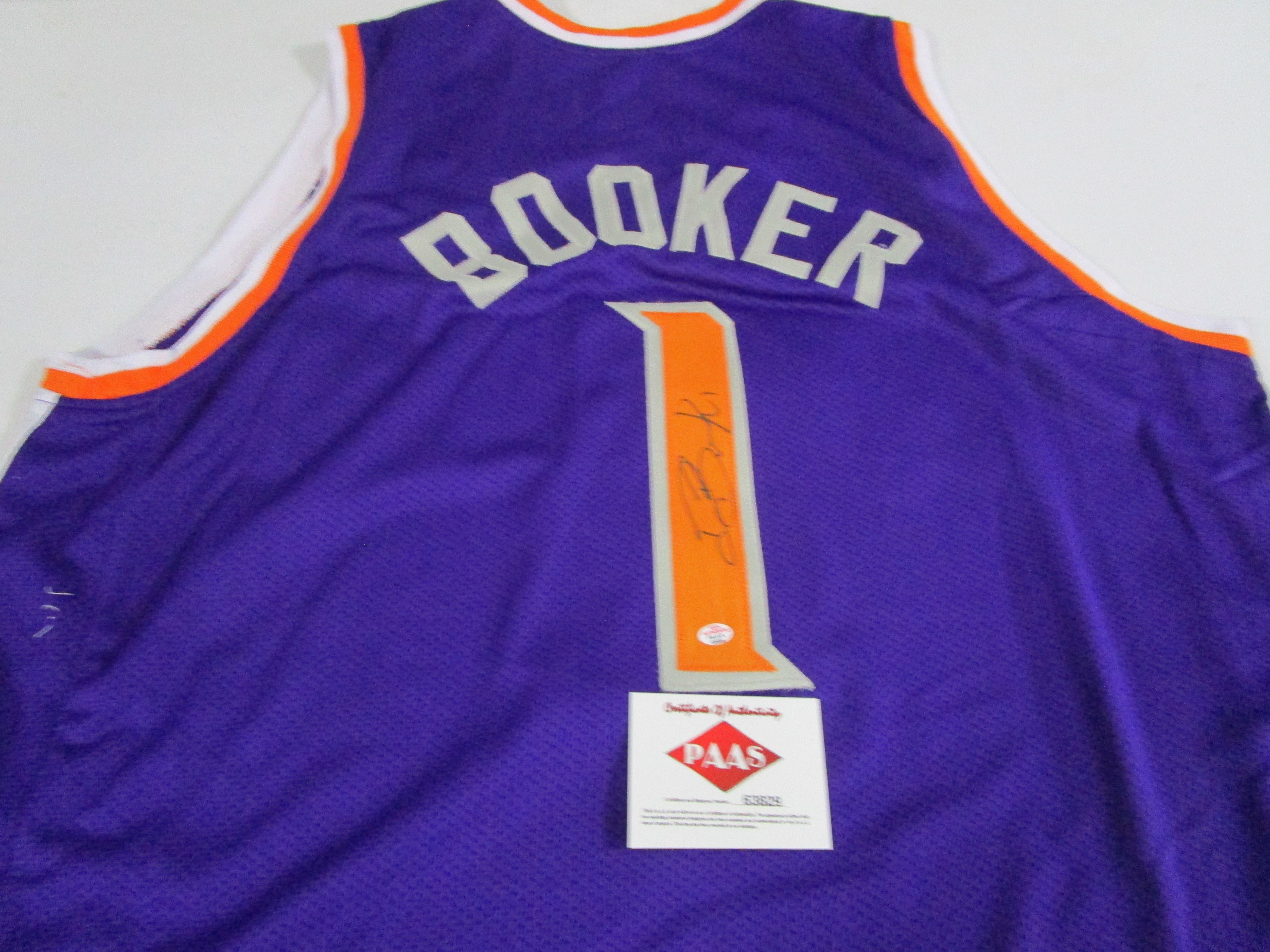 Devin Booker Signed Phoenix Suns Jersey