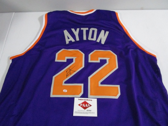 Deandre Ayton of the Phoenix Suns signed autographed basketball jersey PAAS COA 787