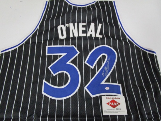 Shaquille O'Neal of the Orlando Magic signed autographed basketball jersey PAAS COA 119