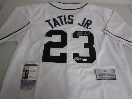 Fernando Tatis Jr of the San Diego Padres signed autographed baseball jersey JSA COA 066