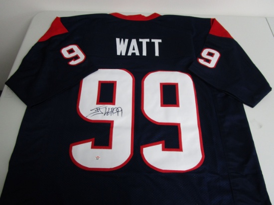 JJ Watt of the Houston Texans signed autographed football jersey PAAS COA 485