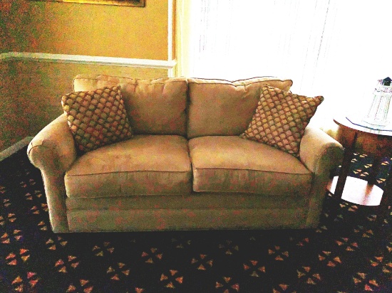 Suede, 2 Seater Love Seat