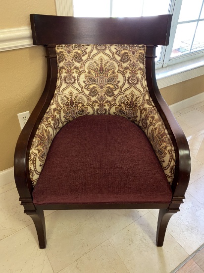 Wood Framed Upholstered Chairs