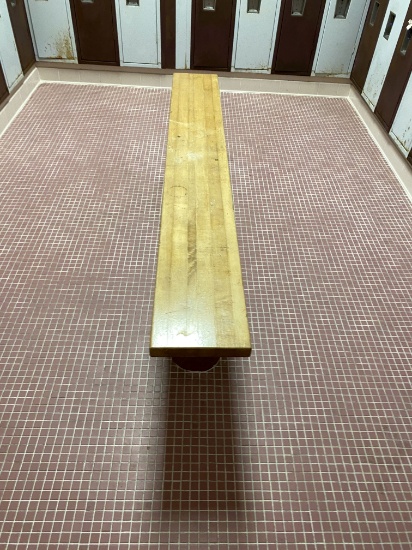 Wooden Locker Room Benches