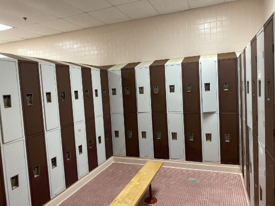 Metal Locker Room Lockers (two color)