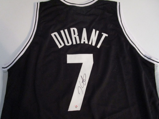 Kevin Durant of the Brooklyn Nets signed autographed basketball jersey PAAS COA 805