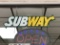 Two Color Subway Sign