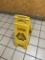 Mop Bucket and Wringer Plus (2) Wet Floor Signs