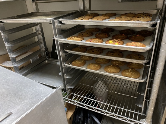 Sheet Pan Storage Rack holds (6) Full Size Sheet Pans