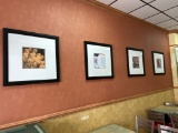 Food Pictures Framed in Glass and Matted