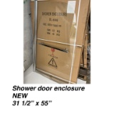 Tub Shower Door Enclosures 31 1/2