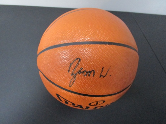 Zion Williamson of the New Orleans Pelicans signed autographed basketball PAAS COA 540