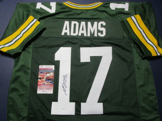 Davante Adams of the Green Bay Packers signed autographed football jersey JSA COA 773