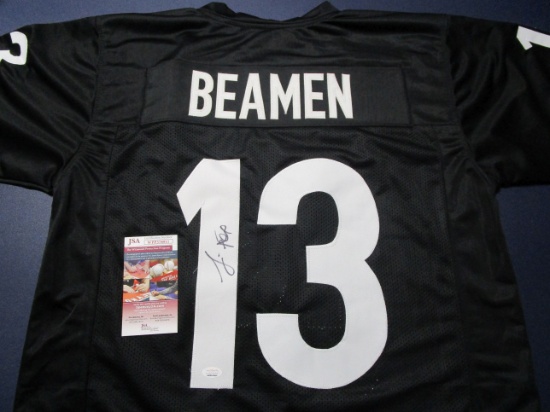 Jamie Foxx (Willie Beamon) of the Raiders signed autographed football jersey JSA COA 911