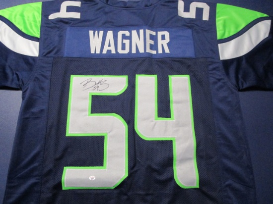 Bobby Wagner of the Seattle Seahawks signed autographed football jersey PAAS COA 471