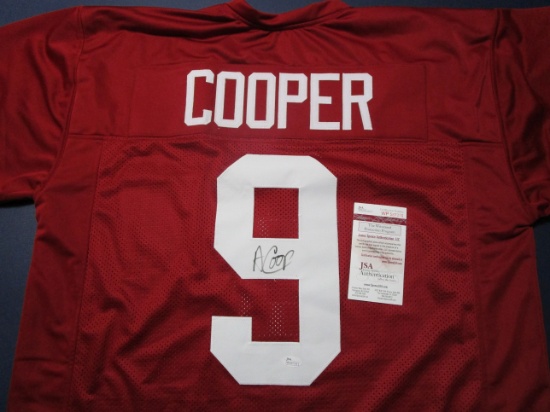 Amari Cooper of the Alabama Crimson Tide signed autographed football jersey JSA COA 270