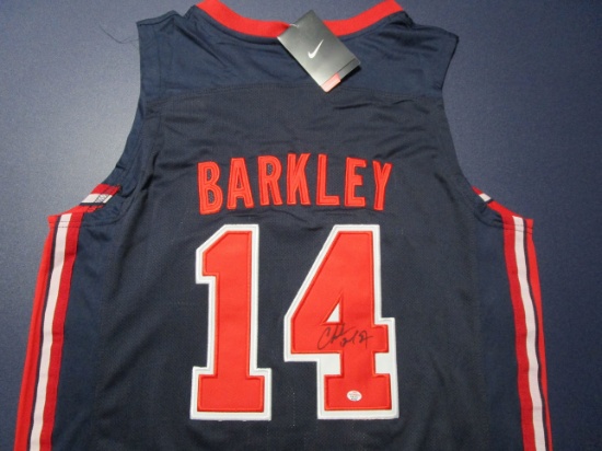 Charles Barkley of TEAM USA signed autographed basketball jersey PAAS COA 320