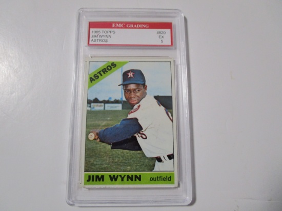 Jim Wynn Houston Astros Topps baseball #520 EMC graded Excellent 5
