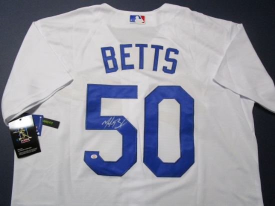 Mookie Betts of the LA Dodgers signed autographed baseball jersey PAAS COA 298