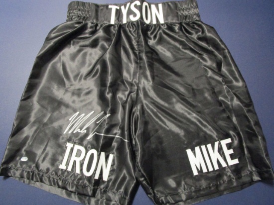 Mike Tyson signed autographed Boxing trunks GTSM COA